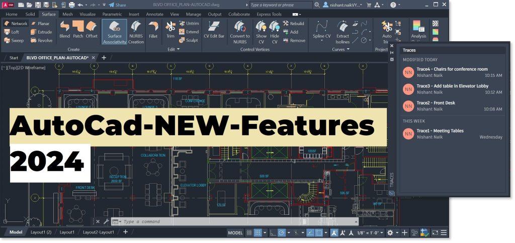 New Features Of AutoCAD 2024 - Learn