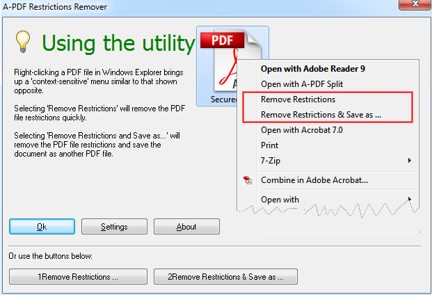A PDF Restrictions Remover v1.6.9 Full 2