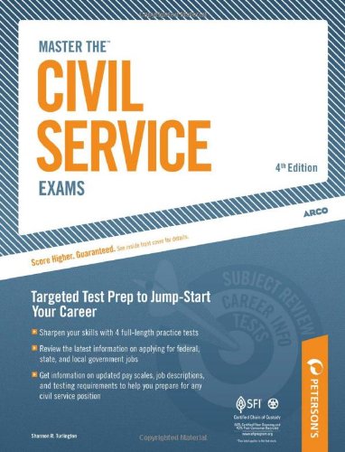 Master The Civil Service Exam: Targeted Test Prep to Jump-Start Your Career by Author Shannon R. Turlington 2