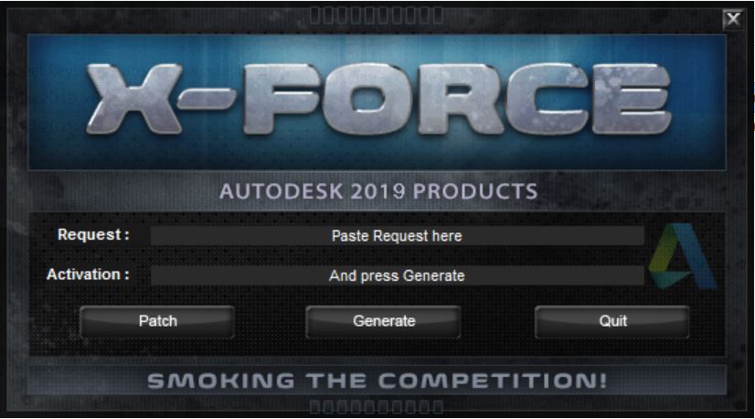 X-force KeyGenerator. Autodesk Products. (2019) ALL 2