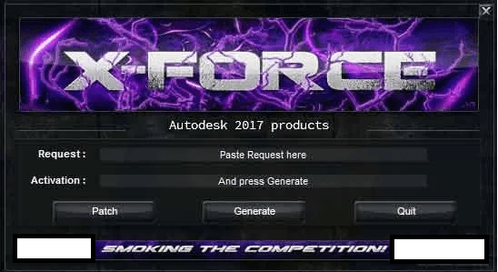 X-force KeyGenerator. Autodesk Products. (2017) ALL 2