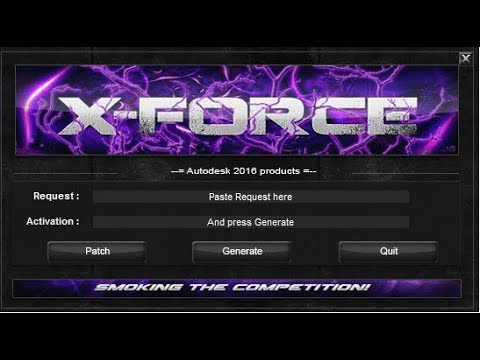 X-force KeyGenerator. Autodesk Products. (2016) ALL 2