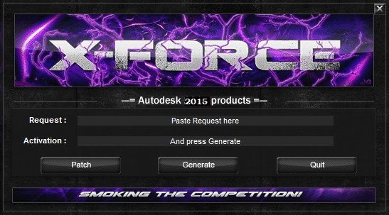 X-force KeyGenerator. Autodesk Products. (2015) ALL 2