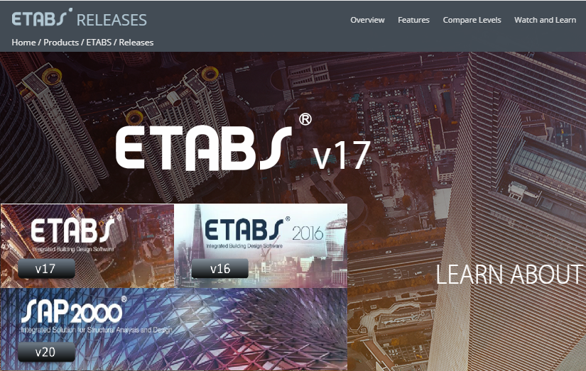 Etabs civil engineering software free full version pc