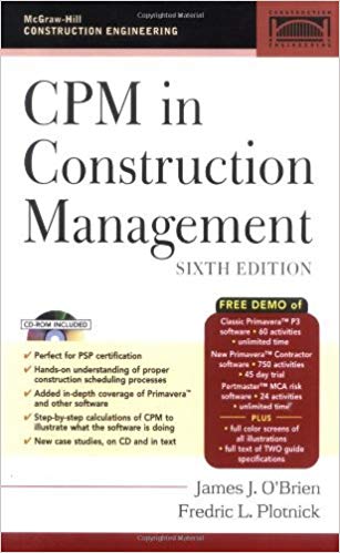CPM in construction management Book by James O'Brien 2