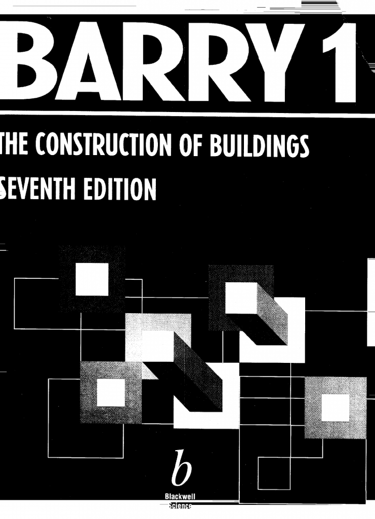 Construction of Buildings (Volumes 1 to 5) by R.Barry 7th edition 14