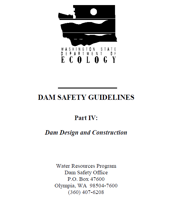 Dam Design & Construction (Dam Safety Guidelines) 15