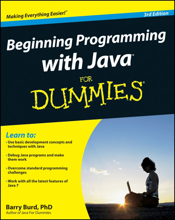 Beginning Programming With Java for Dummies Book by Barry A. Burd 3
