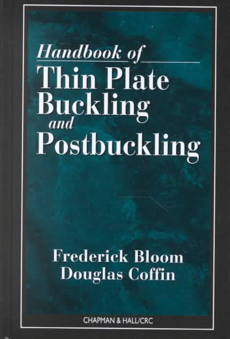 Handbook of Thin Plate Buckling and Postbuckling Book by Frederick Bloom 2