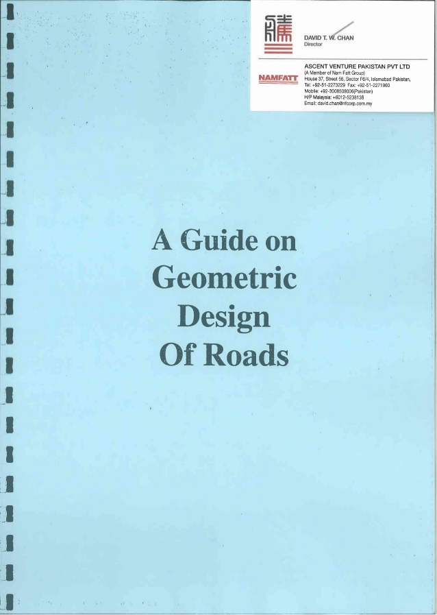 A Guide On Geometric Design Of Road 2