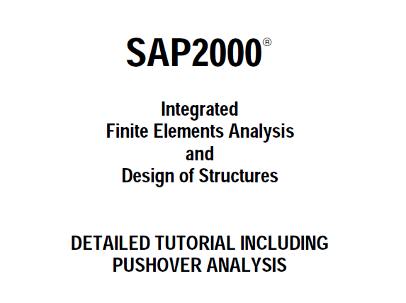 CSI SAP2000 FEM (Design of Structures) DETAILED TUTORIAL INCLUDING PUSHOVER ANALYSIS 2