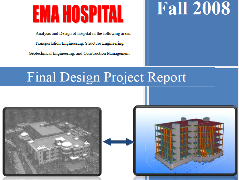 Final Design Project (concrete structure) Report EMA Hospital 2