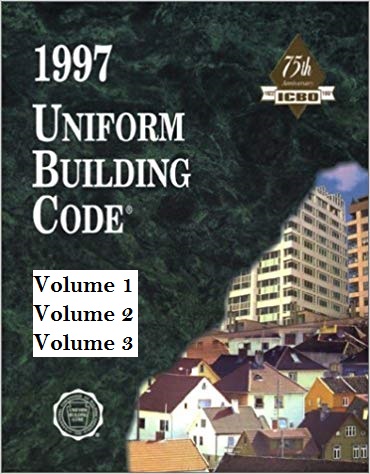 Uniform Building Code (UBC 97), Volumne I, II and III 2