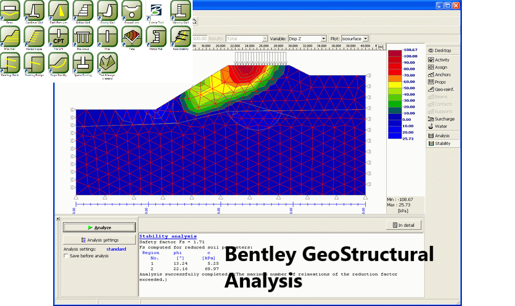 GEO5 - Bentley GeoStructural Analysis v16.00.24.00 including GeoStructural FEM 2