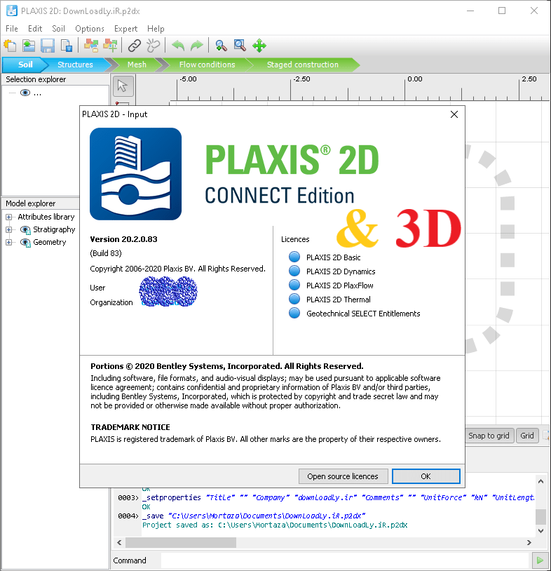2D / 3D Bentley PLAXIS 21.01.00.479 CONNECT + Activation [2021] 14