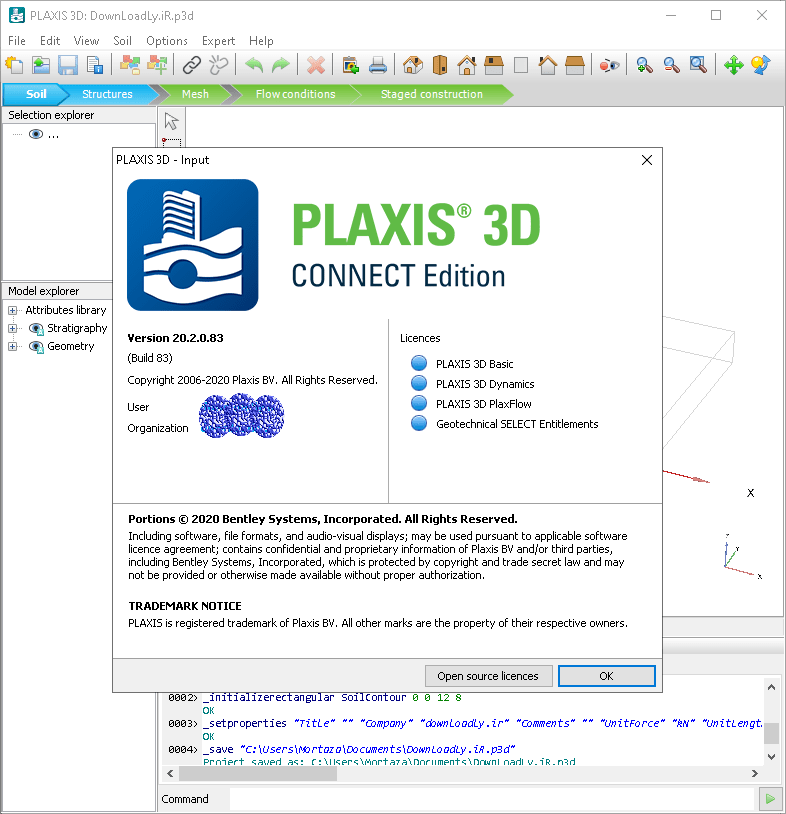 PLAXIS 2D / 3D CONNECT Edition v20 + Activation [2020] 3