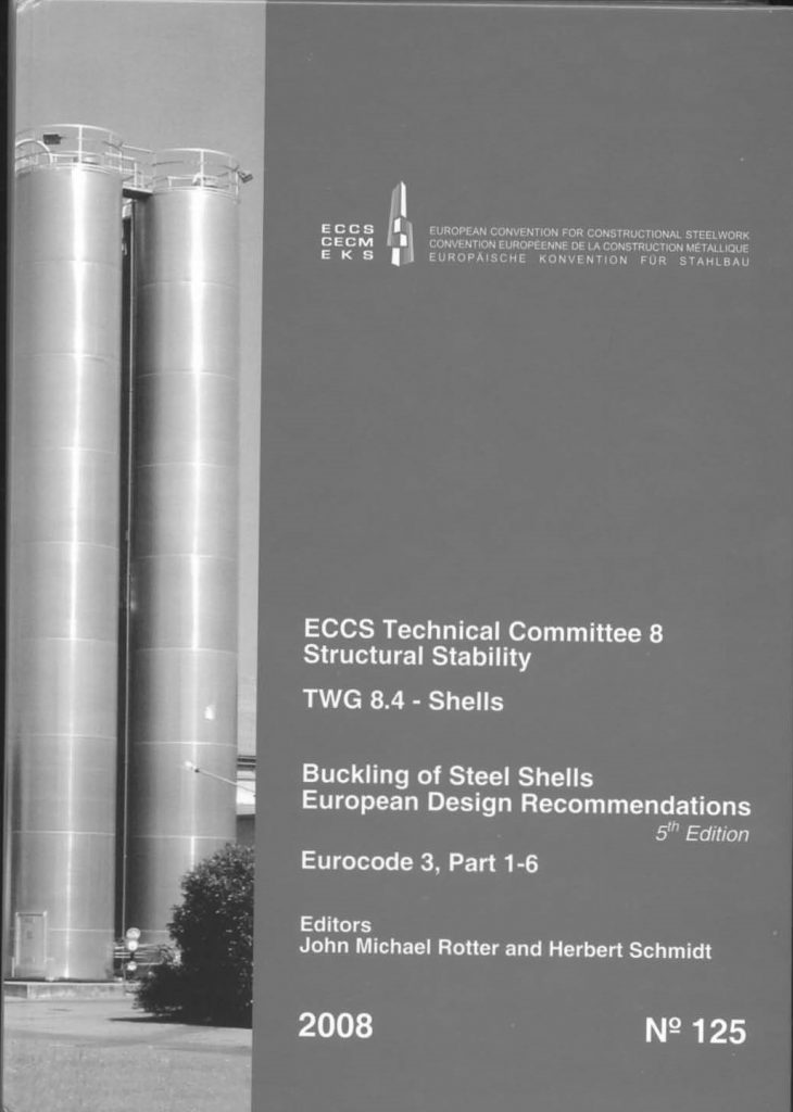 ECCS - 125 - Buckling of Steel Shells, European Design Recommendations, Eurocode 3, Part 1-6, 5th Edition - OCR 2