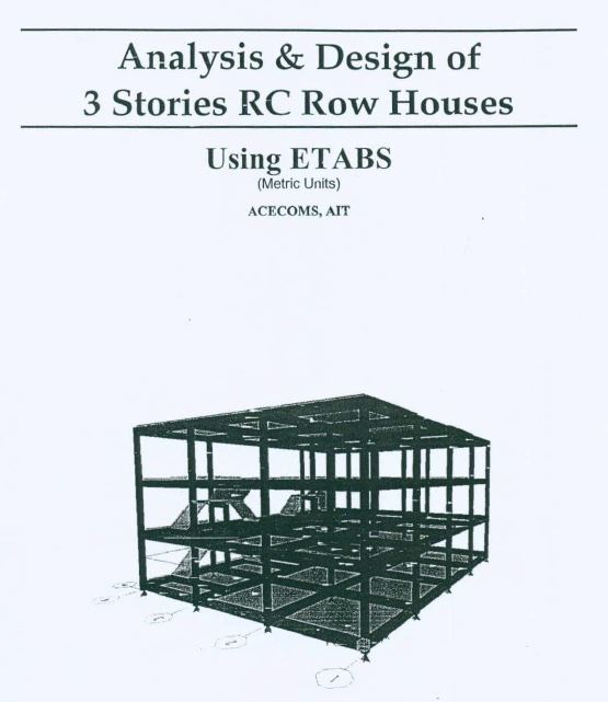 3 Storey House Design with ETABS + ETABS Example file [Complete Tutorial] 2