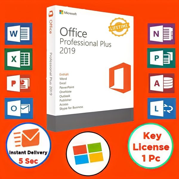 Office 2019 Professional Plus For Windows - Lifetime License Key - 1PC 4