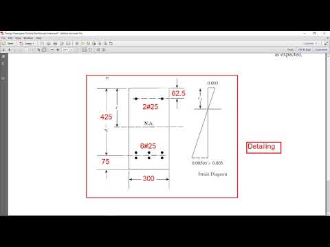 Lecture 11 Flexural Analysis and Design of Doubly Beams | Design Example | Part 3 2