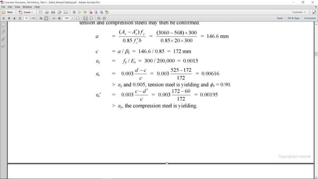 Lecture 11 Flexural Analysis and Design of Doubly Beams | Part 2 5