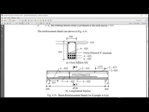 Lecture 13 Flexural Analysis and Design of T & L Beams [ Design Example] | Part 2 2