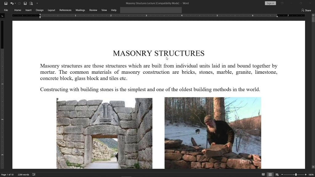 Lecture 4 Masonry Structures Introduction, Use and Masonry Types | Part 1 4