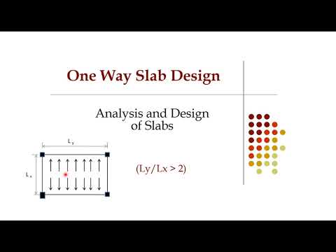 One way slab Design | Part 1 2