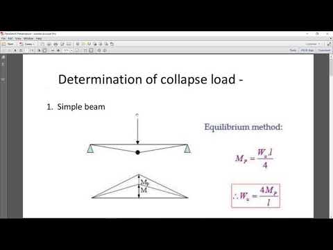 Plastic Analysis , Collapse load determination | Part 2 [Equilibrium & Virtual Work Method] 2
