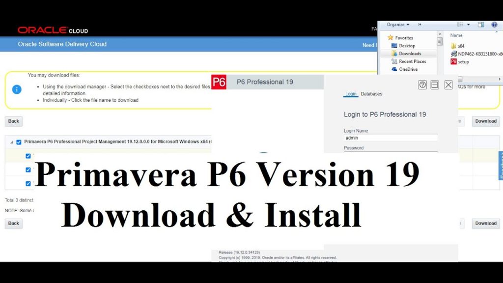 Download & Install Primavera P6 Professional Project management 19.12 software 2