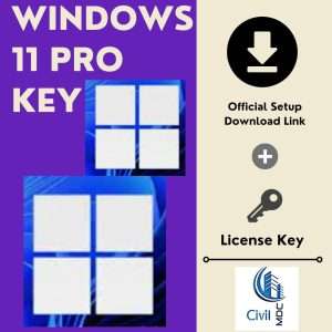Windows 11 Pro Key [ Retail License Key - Online Activation ]