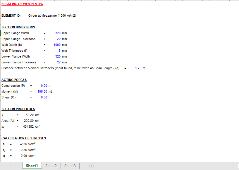 BUCKLING OF WEB PLATES 2
