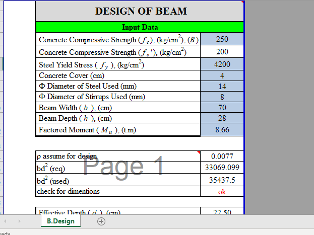 DESIGN OF BEAM 2