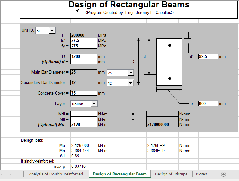 Design of Rectangular Beams 2