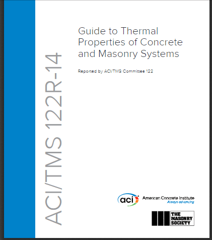 Guide to Thermal Properties of Concrete and Masonry Systems 2