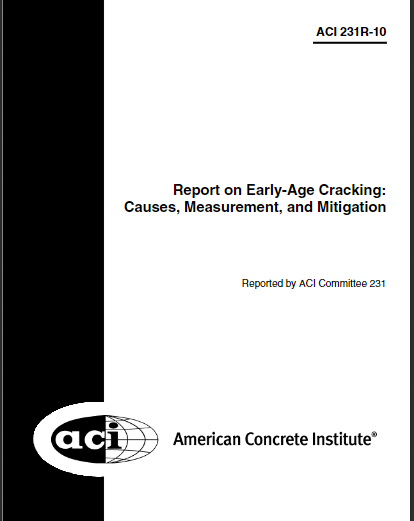 Report on Early-Age Cracking, Causes, Measurement, and Mitigation 2