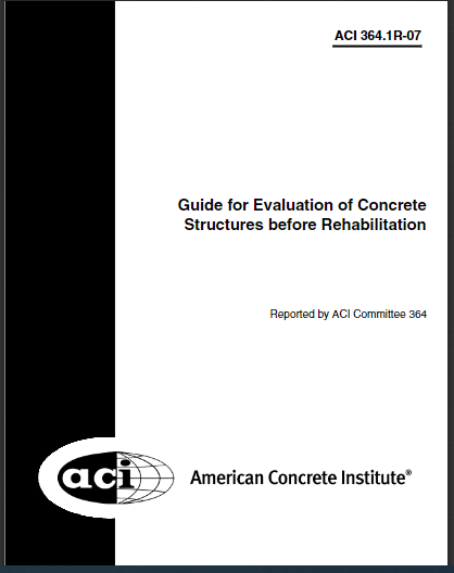 Guide for Evaluation of Concrete Structures before Rehabilitation 2