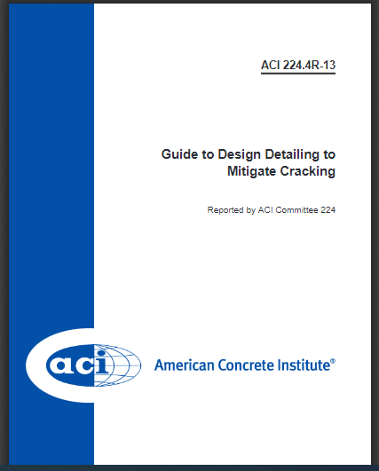 Guide to Design Detailing to Mitigate Cracking 1
