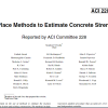 In-Place Methods to Estimate Concrete Strength 14