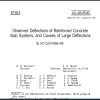 Observed Deflections of Reinforced Concrete Slab Systems, and Causes of Large Deflections 5