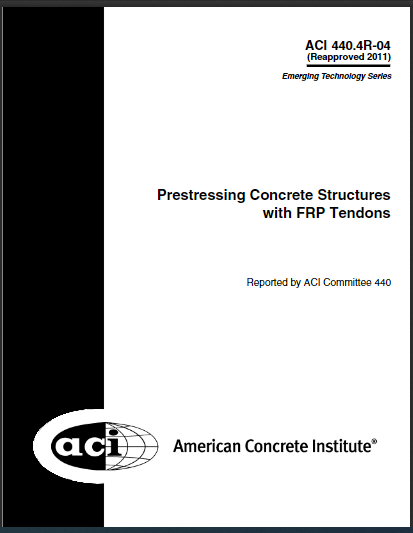 Prestressing Concrete Structures with FRP Tendons 2