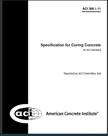 Specification for Curing Concrete ACI 308.1-11 2