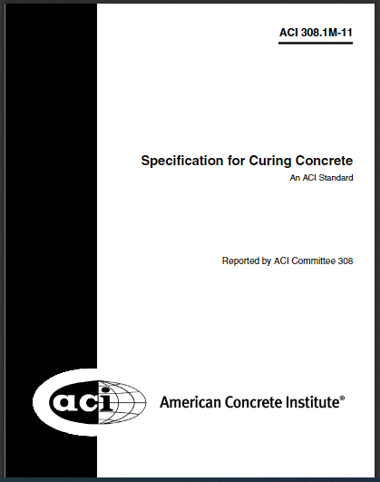 Specification for Curing Concrete ACI 308.1M-11 2