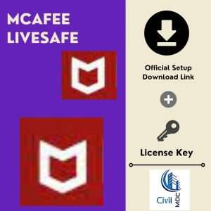 McAfee LiveSafe Internet Security Antivirus 1 PC - 10 YEARS - Key