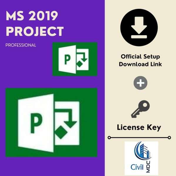 MS 2019 Project Professional Windows 1 PC Online key 1