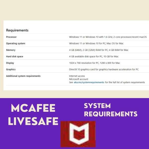 McAfee LiveSafe Internet Security Antivirus 1 PC - 10 YEARS - Key 2