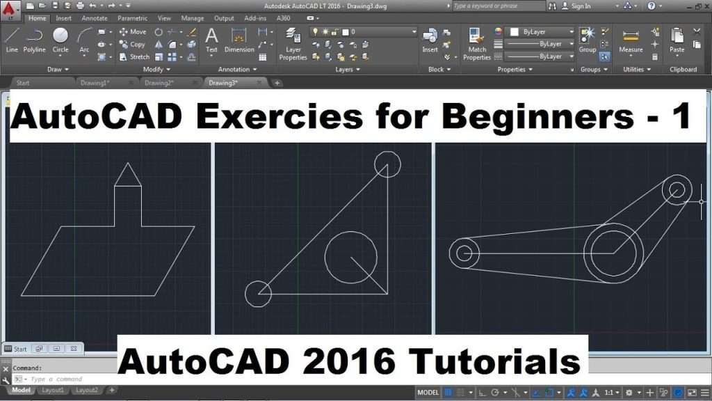 AutoCAD 2016 For Beginners 16