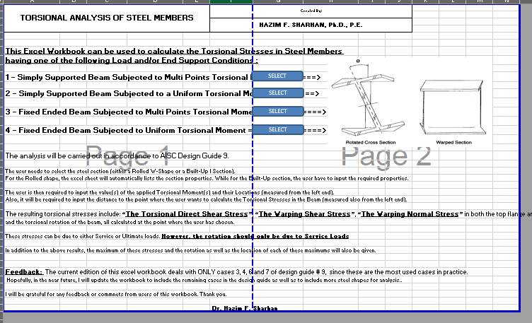 Torsional Analysis of Steel Members 14